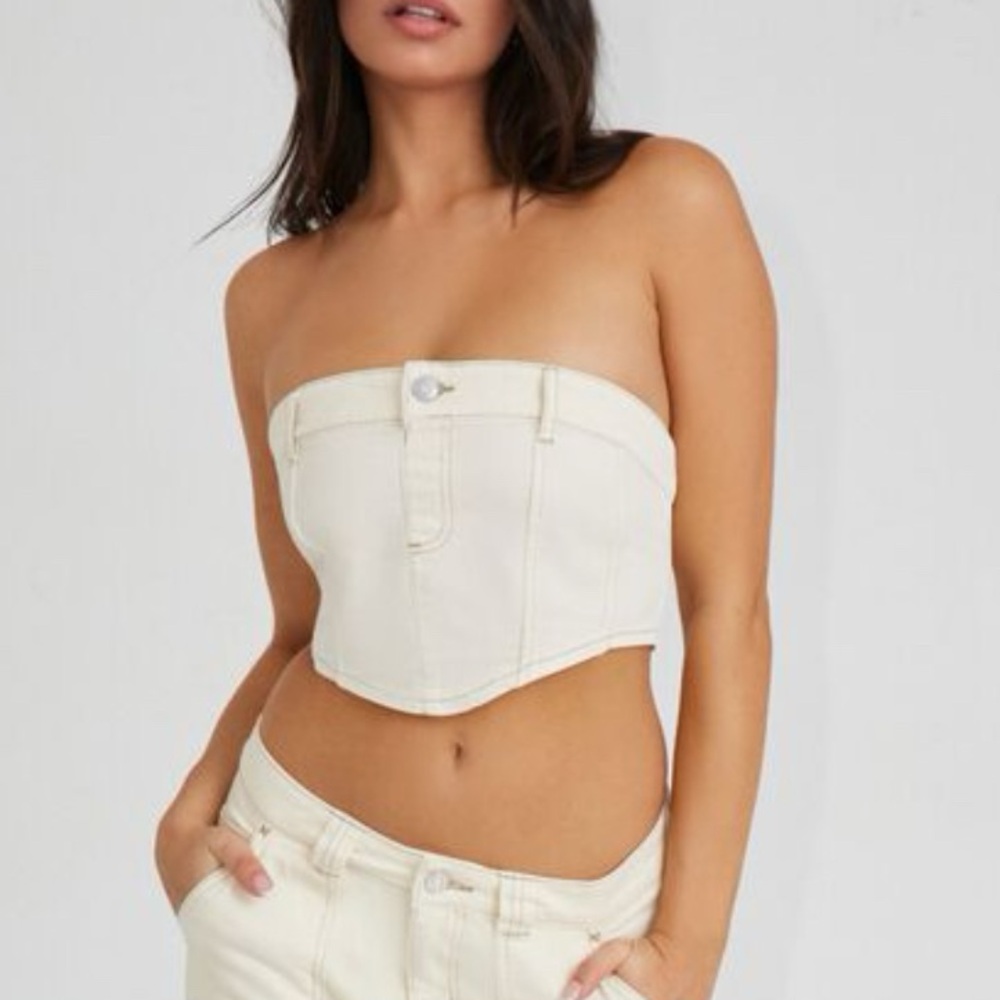 Garage Women’s Reconstructed Denim Corset